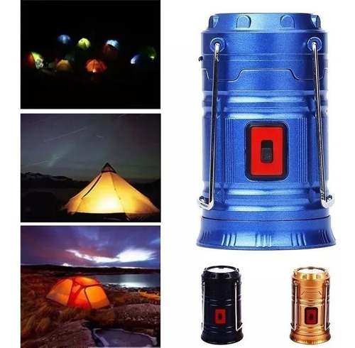 Lámpara Linterna Luz De Acampada Farol Led Camping