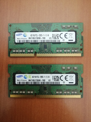 Memoria Ram 4gb Ddr3l 12800s Samsung