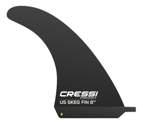 Aletilla Quilla Cressi Us Skeg Negra 8'' Para Paddleboard