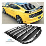 Fit 15-23 Mustang Coupe Rear Window Scoop Louver Rain Su Zzg