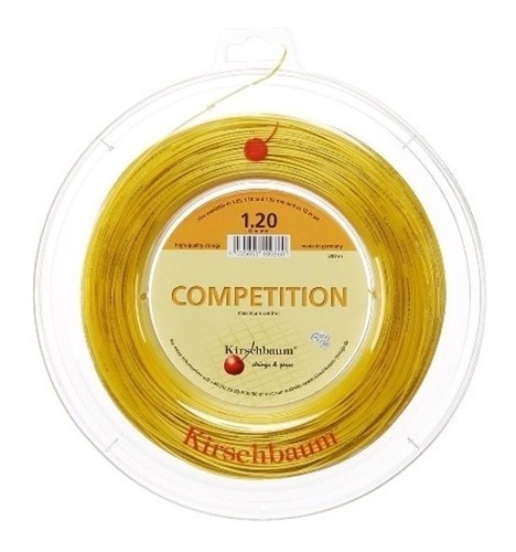 Rollo Cuerda Kirschbaum Competition 1.20 200mts - Encordado