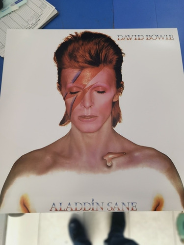 David Bowie Poster Album Aladdin Sane Con Realidad Aumentada