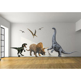 Vinil Dinosaurios #2, Brontosaurio, Jurasico, Recamara Niño