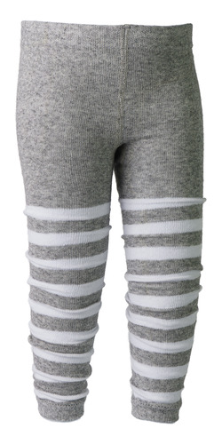 Calça Legging Infantil Veste 21 Ao 25 Listrada Sapo Pimpolho