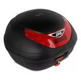 Bauleto Baú Moto 35 Litros Monolock E-35on Flow Preto Givi