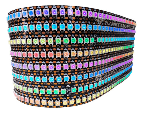 Tira Led Ws2812b Inteligente 2 Metros 288led 144led/metro