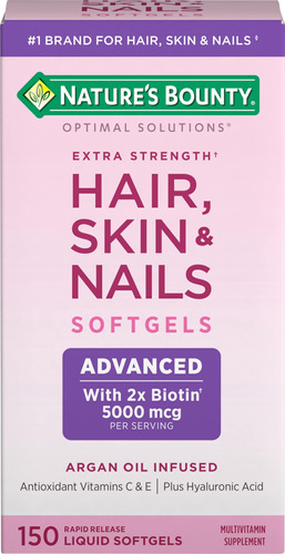 Natures Bounty Advanced Hair Skin & Nails Suplemento
