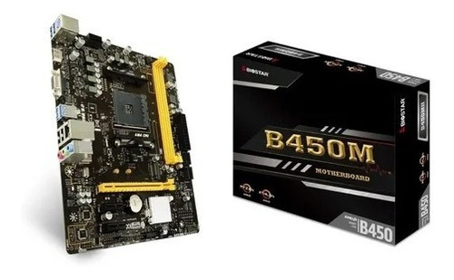 Mother B Biostar B450m Ddr4 Socket Am4 Hdmi Vga Nueva