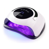 Cabine 120w Sun Bq5t Branca Bivolt Uv/led Timer Unhas Gel 