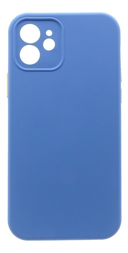 Carcasa Para iPhone 12 Contra Golpes Silicon Botones Colores