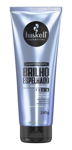 Supermáscara Brilho Espelhado Para Cabelo Seco E Sem Brilho