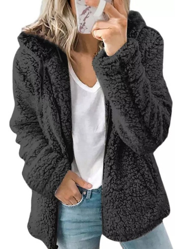 Chaqueta De Talla Grande Para Mujer, Abrigo Peludo, Invierno