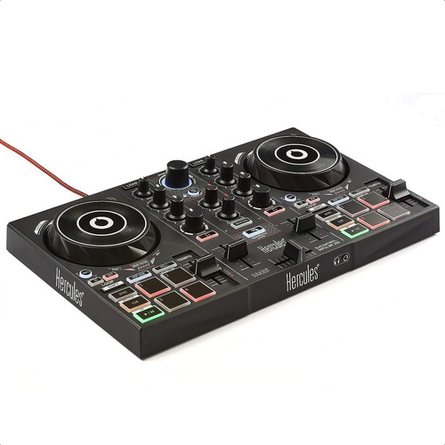 Controlador Dj Hercules Inpulse 200 4 Canales Bandeja Usb