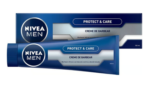 Nivea Men Protect & Care Shaving Cream 100ml, Crema Afeitar