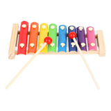 Xilófono Educativo Baby Hand Knock Piano De 8 Teclas Para Ni