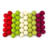 Pompones De Fieltro Wildflower By Hu Hands Bolas De Fieltro