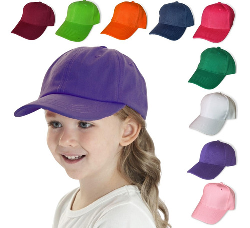 1 Gorra Económicas Lisas Para Bordar Sublimar Infantil