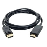 Cabo Dp Para Hdmi Displayport Para Hdmi 1.8metros Full Hd 4k