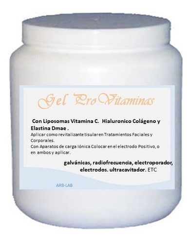 Galvanica Gel Vitamina C Dmae Hialuronico Colagen Vitamina A