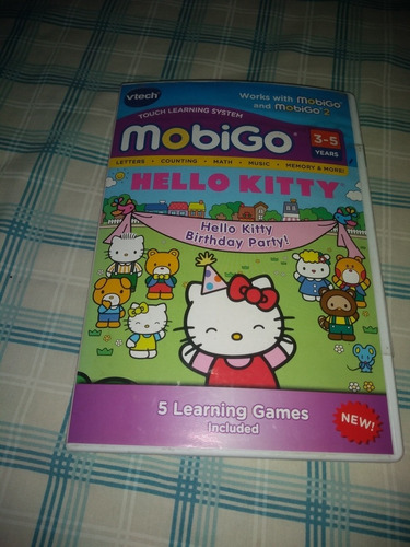 Vtech V.reader Video Juego Mobigo Hello Kitty Original