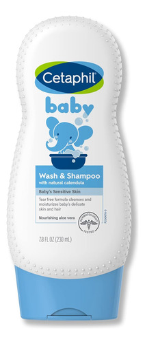 Cetaphil Baby Wash & Shampoo With Natural Calendula