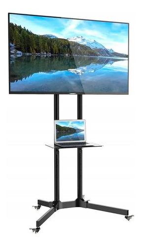 Soporte Tv 32 A 70 Pedestal Ruedas Soporte Stand Movil