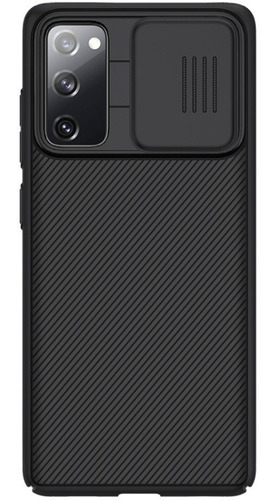 Funda Para Samsung Galaxy Protector Camara Nillkin +cristal Color Negro Galaxy S20 Fe