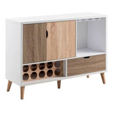 Gen Blanco Mueble Vajillero Pieza Bar Cantina Aparador