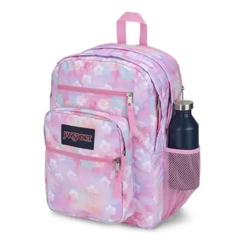 Mochila Jansport Big Student Neon Daisy Rosa Original