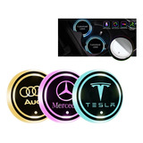 2pcs Posavasos Con Luz Led Para El Coche,luz Ambiental