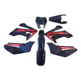 Kit Plasticos Honda Tornado 250 Xr C/ Calco Negro 7p Xtreme