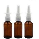 Vasana 3pcs 15ml Botella De Aerosol Nasal De Vidrio Ámbar Va