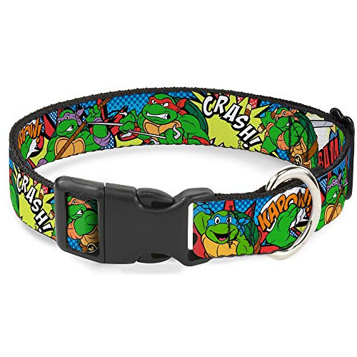 Collar De Perro Broche De Plástico, Diseño Turtles, A...