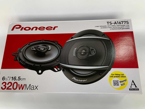 Parlantes Para Carro Pioneer Ts-a1677s/320watts/16.5cm