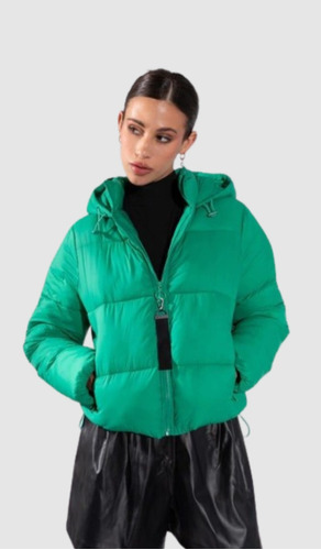 Campera Puffer Corta Inflable  Importada Linea Vip Paris