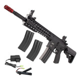 Rifle Airsoft Elétrico Rossi M4 Ar15 Neptune Keymod 10  6mm