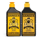 Shampoo E Condicionador Danger Barba Forte 250ml 