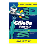 Gillette Sensor 2 Plus, 52 Rastrillos Desechables Americanos