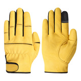 Guantes De Protección De Piel De Oveja Para La Construcción