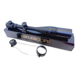 Luneta Riflescope 6x24x50 Com Retículo Luminoso C/ Pára-sol