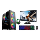 Pc Gamer Intel I7 16gb Ssd 480g Rx 580 Monitor 19 Wifi