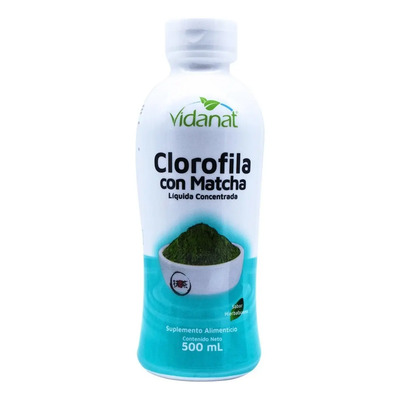 Suplemento En Líquido Vidanat Clorofila Con Matcha | MercadoLibre