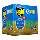 Espirales Raid 12 Pack X 4 Unidades C/u Camping Insectos