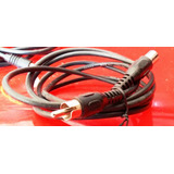 Cable Coaxil Pin Fino A Pn Grueso ( 3 ) Y 1 Rca A Pin Grueso