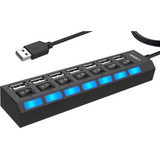 Régua Hub Usb 3.0 Diversas Entradas 7 Portas Usb Mouse Hd Ex