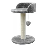 Rascador Casa De Gato Color Gris Mod Pet03ff