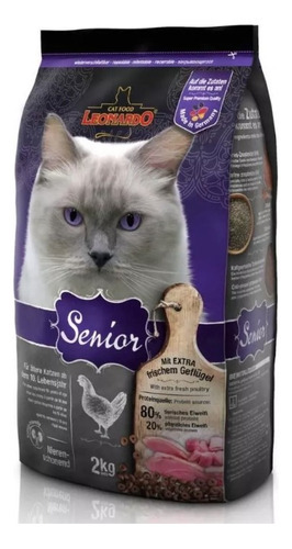 Alimento Leonardo Gato Adulto Senior 2kg