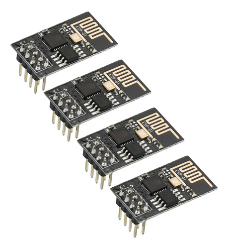 4 Unids Esp8266 Serial Wifi Modulo Esp-01 Actualizado Inalam