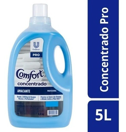 Amaciante De Roupa Comfort Concentrado Azul - 5 Litros