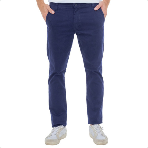 Calça Masculina Slim Sarja Sport Fino Premium Varias Cores